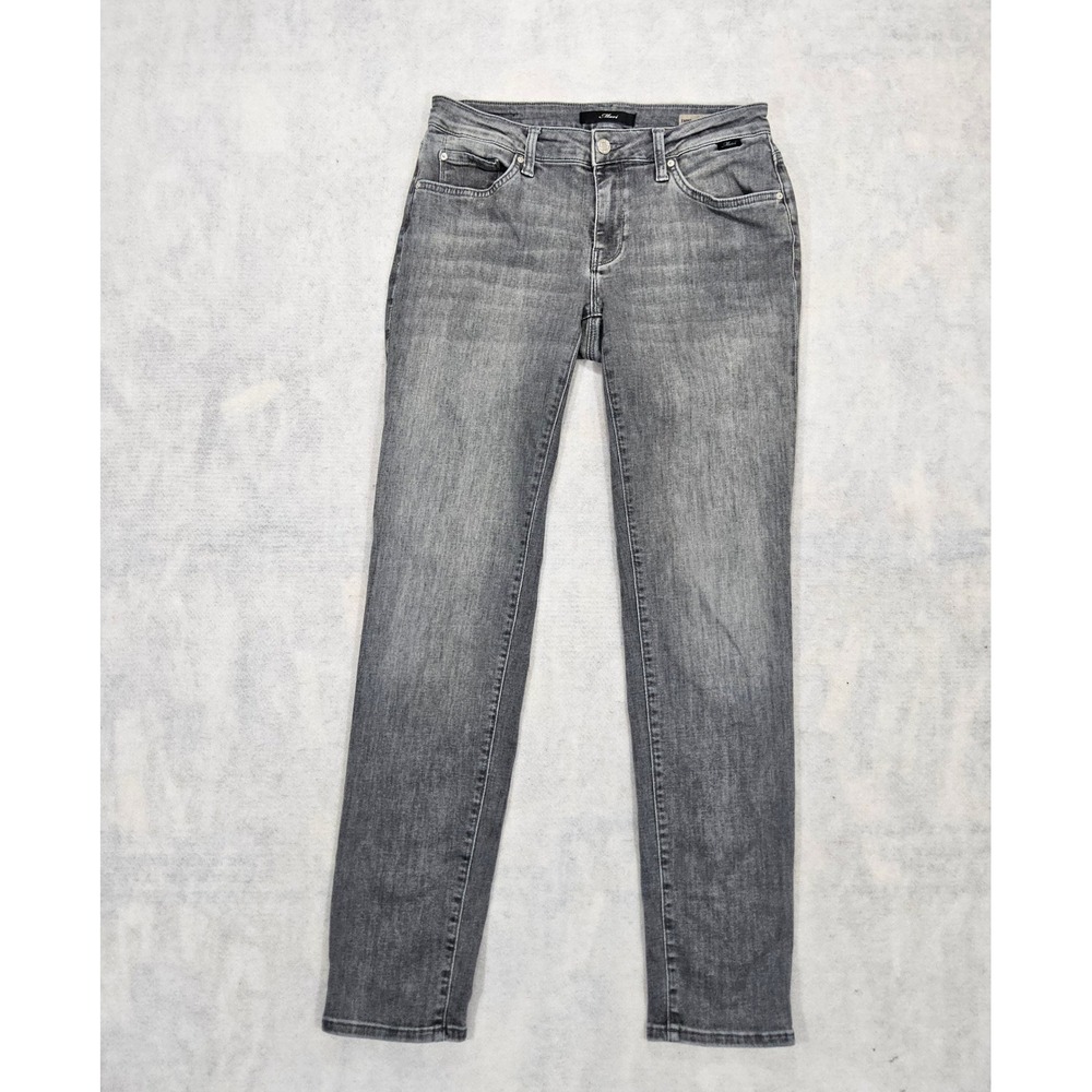Mavi Emma Jeans Womens Sis 29 Slim Boyfriend Gray Stretch Straight Leg Whisker‎